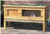 Kaninchenstall Kleintierhaus 116 x 66 x 45 cm Produktbild-Vorschau 1