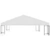 vidaXL Pavilion roof 310 g/m² 3x3 m kremowa biel Podgląd zdjęcia produktu 8