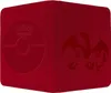 A red Pokemon binder with Charizard embossed on the front. Produktbild-Vorschau