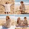 CalmyBEACH Frottee Poncho Badeponcho Kinder Bademantel  - Produktbild-Vorschau 4