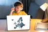 MuchoWow® Laptop Aufkleber Sticker Cover Karte von Europa - Produktbild-Vorschau 3