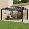 vidaXL Pergola avec toit à lamelles 3x4 m Anthracite Tissu Voir les images du produit 2