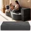 Beautissu Gästesofa Leova 200x90x30cm Anthrazit Produktbild-Vorschau 5