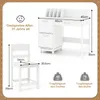 COSTWAY Bureau set voor kinderen met stoel, kinderbureau Productafbeelding-voorbeeld 3
