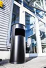 DURABLE Papierkorb Safe mit Ascher rund schwarz Náhľad obrázku produktu 2