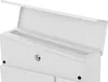 A close-up view of a white mailbox with its lid open. Podgląd zdjęcia produktu