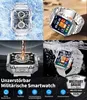 BENYAR EF2 PRO Smartwatch Herren Militär 1,91" HD-Display, Produktbild-Vorschau 7
