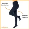 Damen THERMO Strumpfhose mit Innenfleece extra warm Winter Produktbild-Vorschau 2