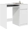Schreibtisch Weiß 86x49x76 cm Holzwerkstoff Produktbild-Vorschau 4