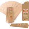 Verpackung 10 kleine braune Blockbodenbeutel Geschenk-Tüte Produktbild-Vorschau 7