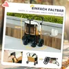 PawHut 2 en 1 Chariot pour chiens Buggy pliable pour chiens Voir les images du produit 7