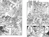 A collage of manga panels depicting knights in battle. Náhled obrázku produktu