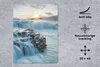 MuchoWow® Mauspad Mousepad Wasserfall - Wasser - Steine - Produktbild-Vorschau 2