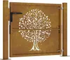 Vidaxl Gate 105x105 cm Baumdesign Acier corten Voir les images du produit 5