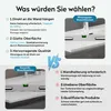 Comparison of mineral cast and ceramic washbasins, highlighting features and benefits of each. Produktbild-Vorschau