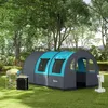 Outsunny Tunnelzelt Campingzelt für 3 Personen mit 2 Räumen Produktbild-Vorschau 9