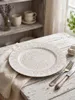 Plato para tarta Clayre & Eef, diámetro 33 cm, blanco con Vista previa de la imagen del producto 3