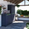 Armadio Keter con ripiani Moby grigio grafite 182 cm Anteprima dell’immagine prodotto 7