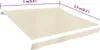 vidaXL Markisenbespannung Canvas Creme 3 x 2,5 m (ohne Produktbild-Vorschau 9