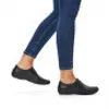 Rieker donna scarpe slip-on in vera pelle nero, Donna:39 EU Anteprima dell’immagine prodotto 59