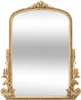 A gold ornate mirror on a white background. Anteprima dell’immagine prodotto