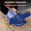 Wiltec Schraubstock Light Duty 100 mm Klemmbacke, Produktbild-Vorschau 4