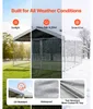 SucceBuy Chenil pour chien 3 x 3 x 2,15 m avec serrure de Voir les images du produit 3