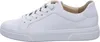 A side view of a white leather sneaker. Produktbild-Vorschau