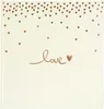 Zlatá kniha Raining Hearts Peach 30x31 60 White P. Svadba Náhľad obrázku produktu 1