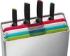 A set of knives and cutting boards in a holder. Anteprima dell’immagine prodotto