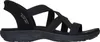 Skechers Slip-Ins: Reggae Slim  Sandalen Plat - Zwart - Voir les images du produit 27