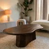Couchtisch Organic 120cm - Dunkelbraunes Mangoholz - Jessie Produktbild-Vorschau 1