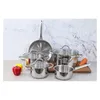 ECHTWERK Induktion Kochtopf-Set aus hochwertigem Edelstahl, Produktbild-Vorschau 7
