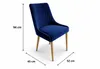Meble Ares 6er Set Esszimmerstühle MASSIMO - ‎48 x 52 x 100 Produktbild-Vorschau 6
