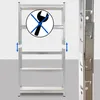 CLP Lagerregal 90x40x180 cm silber 90x40x180 cm Produktbild-Vorschau 5