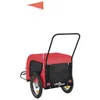 vidaXL Cani da Rimorchio per Biciclette Tessuto Oxford Anteprima dell’immagine prodotto 14