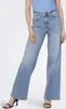 A person wearing light blue jeans and a light blue top, shown from the waist down. Produktbild-Vorschau