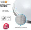 Deckenlampe Flach, Rund Ø34cm, Kompatibel mit 2x E27 230V Produktbild-Vorschau 2