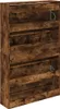 vidaXL Botník kouřový dub 80x21x125,5 cm materiál na bázi Náhled obrázku produktu 6