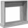 vidaXL Cornice per caminetto Grey Sonoma 100x30x87,5 cm Anteprima dell’immagine prodotto 6