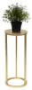 DanDiBo Blumenhocker Metall Gold Rund 50 cm Blumenständer Produktbild-Vorschau 6