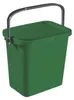 A green rectangular bucket with a gray handle is shown against a white background. Anteprima dell’immagine prodotto