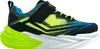 A side view of a single child's athletic shoe. Voir les images du produit