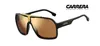 A studio shot of Carrera sunglasses with the brand logo and name displayed. Produktbild-Vorschau
