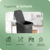 Novaliv bidone per rifiuti 25L con coperchio 2in1, Anteprima dell’immagine prodotto 7