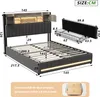 UnboxG Polsterbett 140x200cm mit LED, USB-Anschluss, Produktbild-Vorschau 6