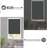 Collage showing a roller blind in a window and a room setting with a roller blind. Produktbild-Vorschau