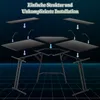 An exploded view diagram showing the assembly of a gaming desk. Voir les images du produit