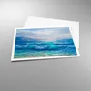 Poster - Poster ohne Rahmen - Meer Welle Möwe - 100x70 cm - Produktbild-Vorschau 3