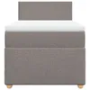 The Living Store Boxspringbett mit Matratze Taupe 100x200 Produktbild-Vorschau 7